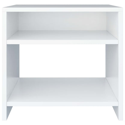 Bedside Cabinets 2 pcs White Chipboard - 40×30×40cm
