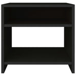 Bedside Cabinets 2 pcs Black Chipboard