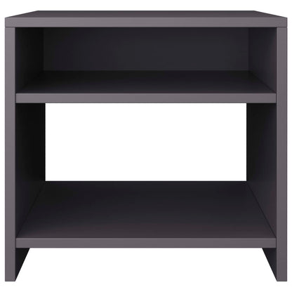 Bedside Cabinets 2 pcs Grey Chipboard - 40×30×40cm