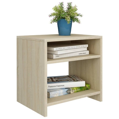 Bedside Cabinet Sonoma Oak Chipboard - 40×30×40cm