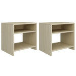 Bedside Cabinets 2 pcs Sonoma Oak Chipboard