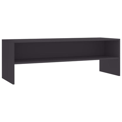 TV Cabinet Grey Chipboard - 120×40×40cm