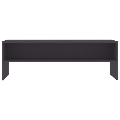 TV Cabinet Grey Chipboard - 120×40×40cm