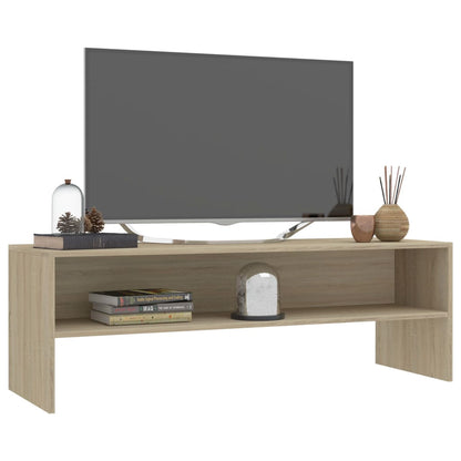 TV Cabinet Sonoma Oak Chipboard - 120×40×40cm
