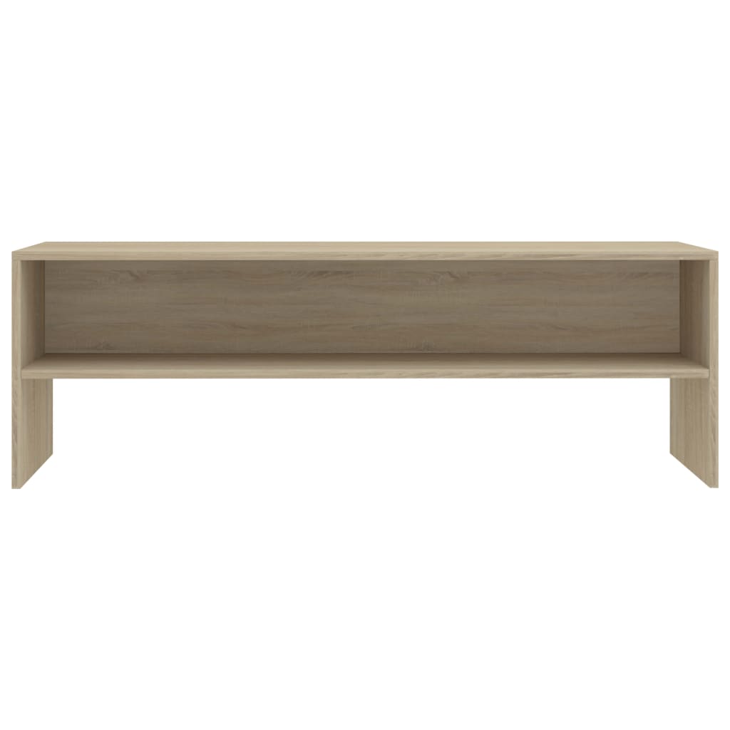 TV Cabinet Sonoma Oak Chipboard - 120×40×40cm