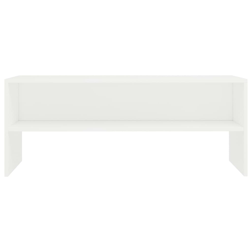 TV Cabinet  White Chipboard
