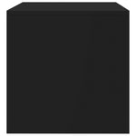 TV Cabinet  Black Chipboard