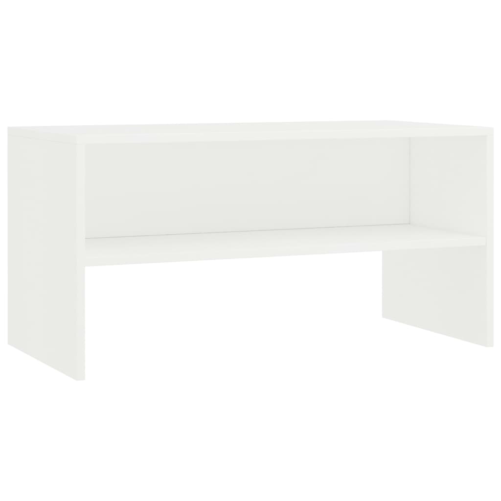 TV  Cabinet White Chipboard