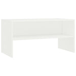 TV  Cabinet White Chipboard