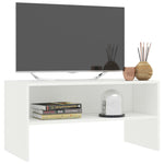 TV  Cabinet White Chipboard