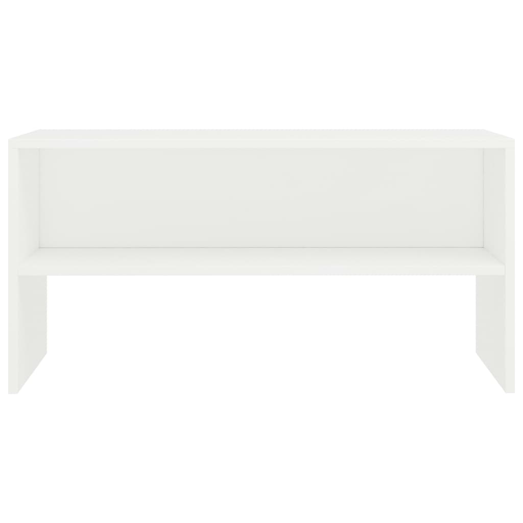 TV  Cabinet White Chipboard
