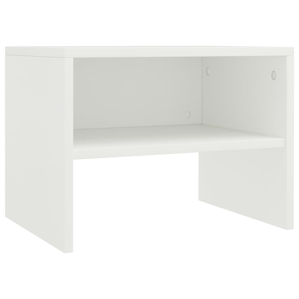 Bedside Cabinets 2 pcs White Chipboard - 40×30×30cm