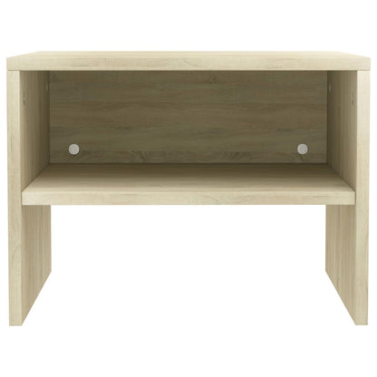 Bedside Cabinet Sonoma Oak Chipboard - 40×30×30cm