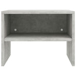 Bedside  Cabinets 2 pcs Concrete Grey Chipboard