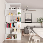 Book Cabinet/Room Divider  White Chipboard