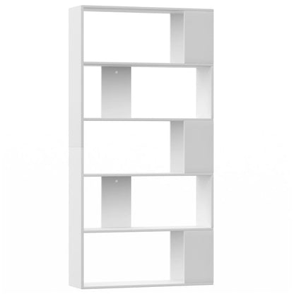 Book Cabinet/Room Divider White Chipboard - 80×24×159cm