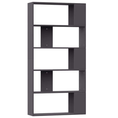 Book Cabinet/Room Divider Grey Chipboard - 80×24×159cm