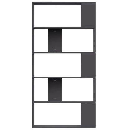 Book Cabinet/Room Divider Grey Chipboard - 80×24×159cm