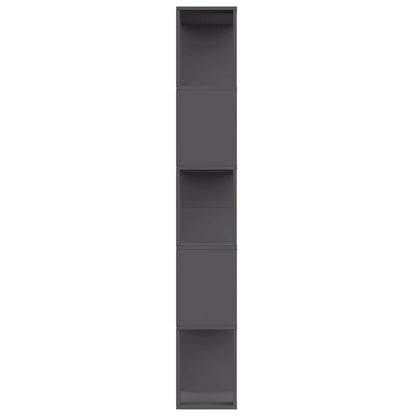 Book Cabinet/Room Divider Grey Chipboard - 80×24×159cm