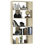Book Cabinet/Room Divider Sonoma Oak  Chipboard