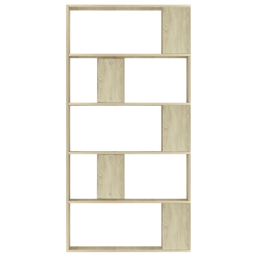 Book Cabinet/Room Divider Sonoma Oak Chipboard - 80×24×159cm