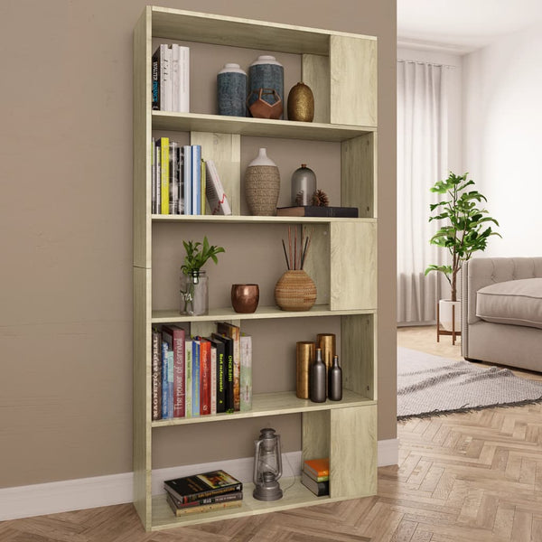 Book Cabinet/Room Divider Sonoma Oak  Chipboard