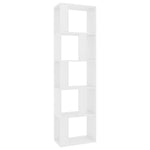 Book  Cabinet/Room Divider White Chipboard
