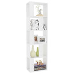 Book  Cabinet/Room Divider White Chipboard