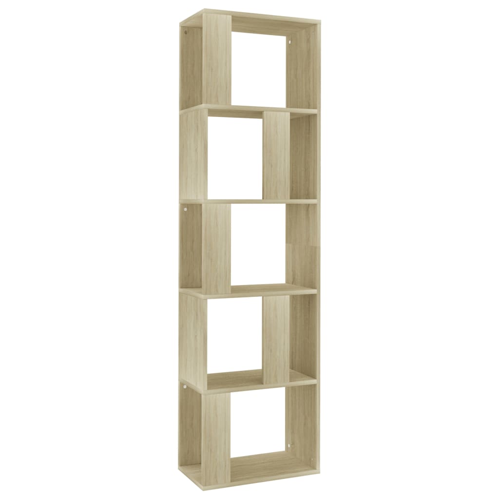 Book Cabinet/Room Divider Sonoma Oak Chipboard - 45×24×159cm