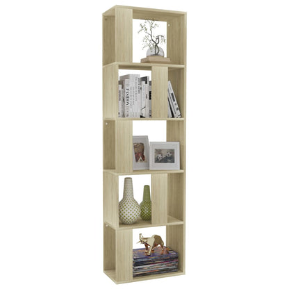Book Cabinet/Room Divider Sonoma Oak Chipboard - 45×24×159cm
