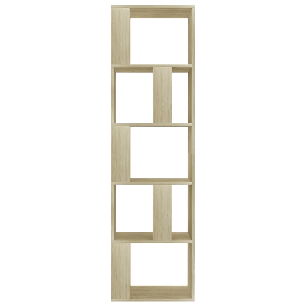 Book Cabinet/Room Divider Sonoma Oak Chipboard - 45×24×159cm