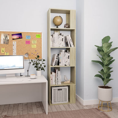 Book Cabinet/Room Divider Sonoma Oak Chipboard - 45×24×159cm
