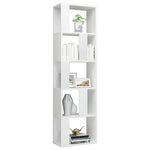 Book Cabinet/Room Divider High Gloss Chipboard