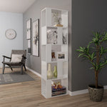 Book Cabinet/Room Divider High Gloss Chipboard