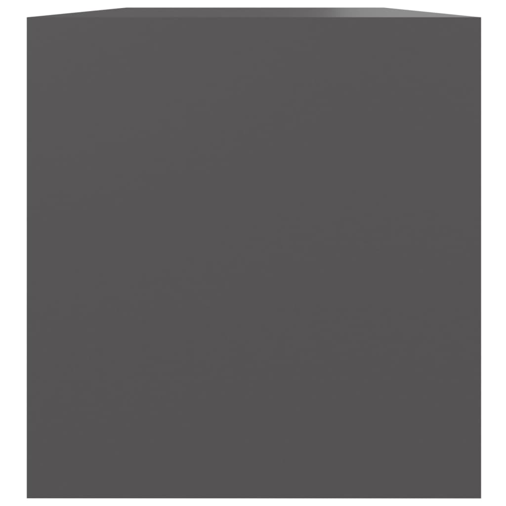 Vinyl Storage Box Grey Chipboard