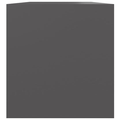 Vinyl Storage Box Grey Chipboard