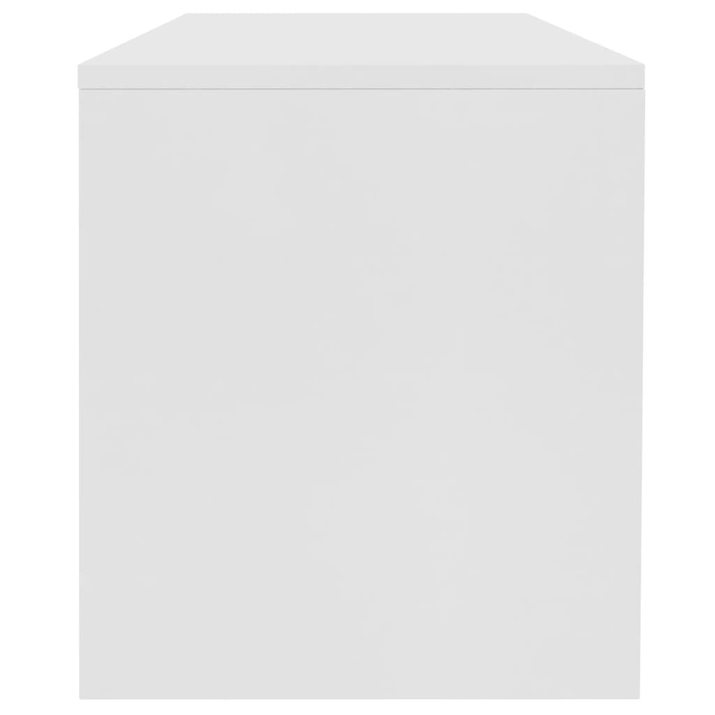Coffee Table White Chipboard - 100×40×40cm
