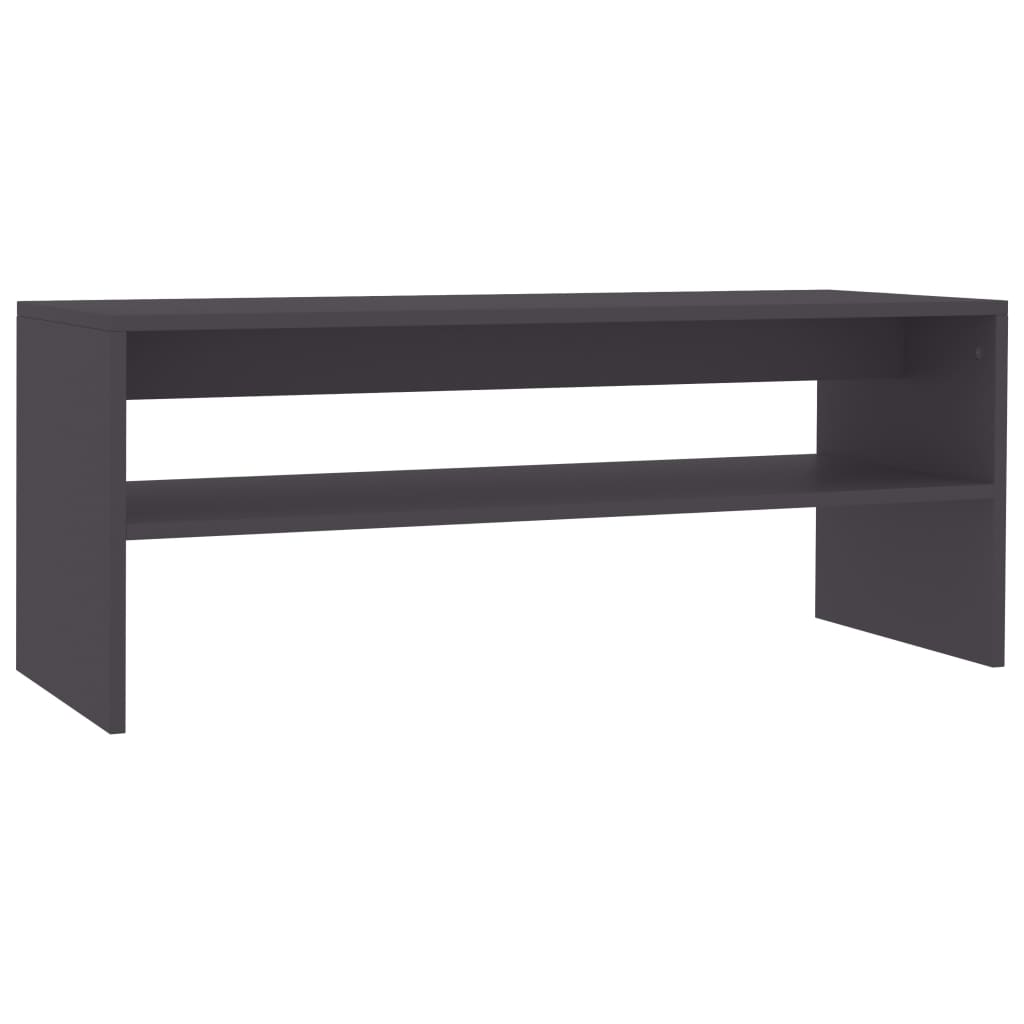 Coffee Table Grey Chipboard - 100×40×40cm