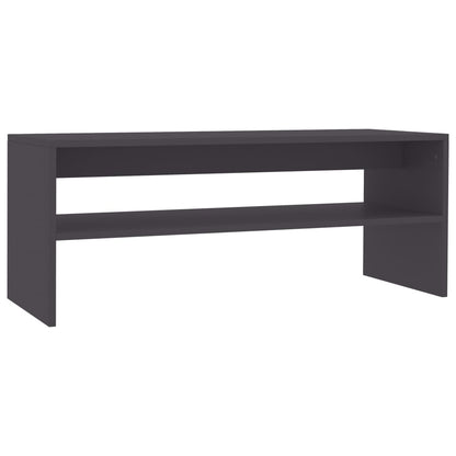 Coffee Table Grey Chipboard - 100×40×40cm