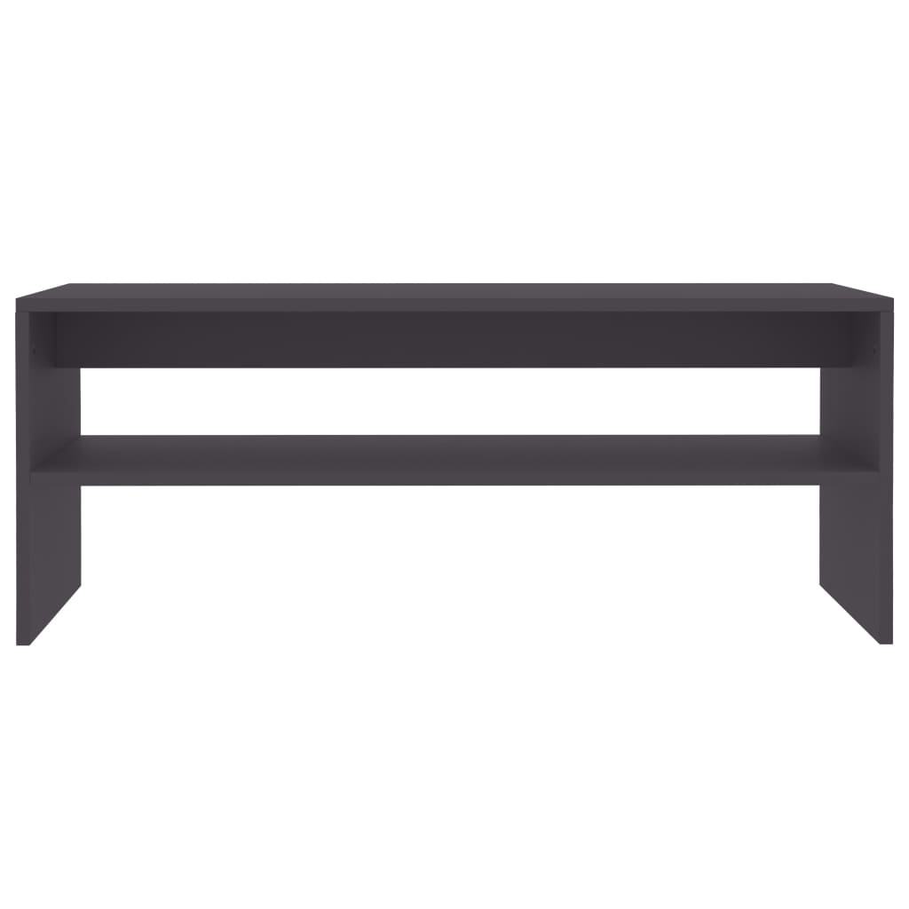 Coffee Table Grey Chipboard - 100×40×40cm