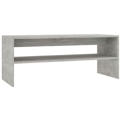 Coffee Table Concrete Grey Chipboard - 100×40×40cm