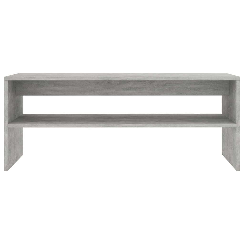 Coffee Table Concrete Grey Chipboard - 100×40×40cm