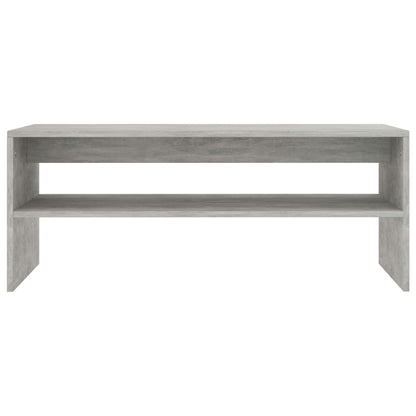 Coffee Table Concrete Grey Chipboard - 100×40×40cm