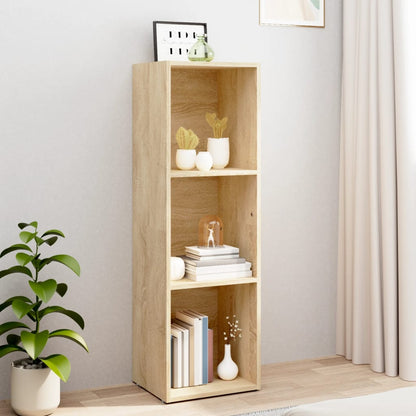 Book Cabinet/TV Cabinet Sonoma Oak Chipboard - 36×30×114cm