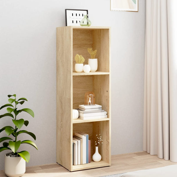  Book Cabinet/TV Cabinet Sonoma Oak Chipboard