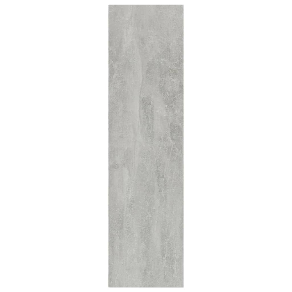 Book Cabinet/TV Cabinet Concrete Grey Chipboard - 36×30×114cm