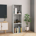 Book Cabinet/TV Cabinet Concrete Grey Chipboard