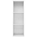 Book Cabinet/TV Cabinet High Gloss White Chipboard