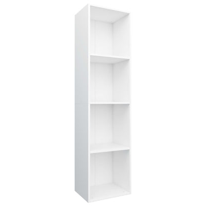 Book Cabinet/TV Cabinet White Chipboard - 36×30×143cm