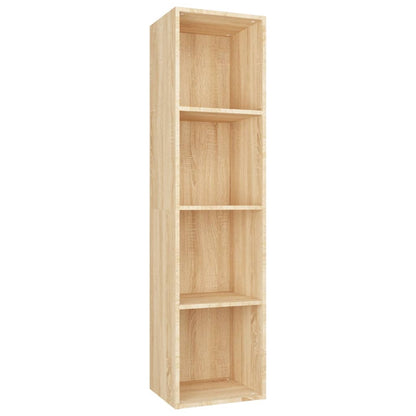 Book Cabinet/TV Cabinet Sonoma Oak Chipboard - 36×30×143cm
